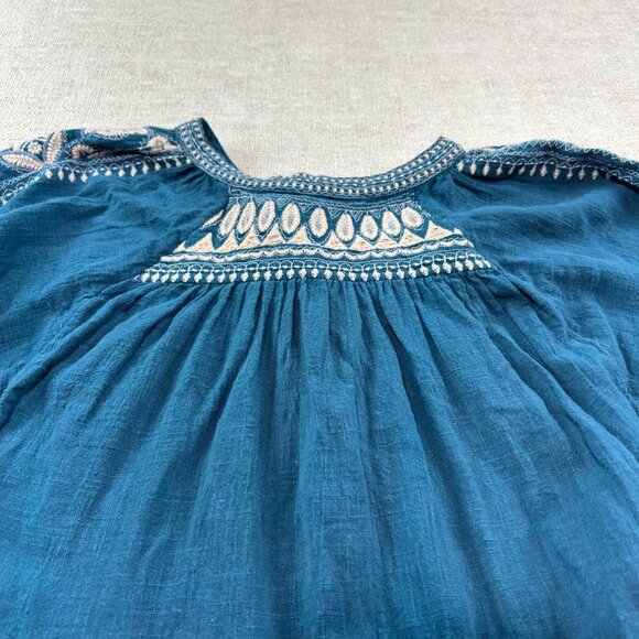 Free People Women's SZ Small Dreamweaver Embroidered Tunic Mini Dress - Picture 6 of 11